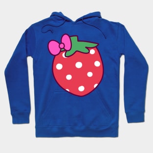 Pink Bow Strawberry Hoodie